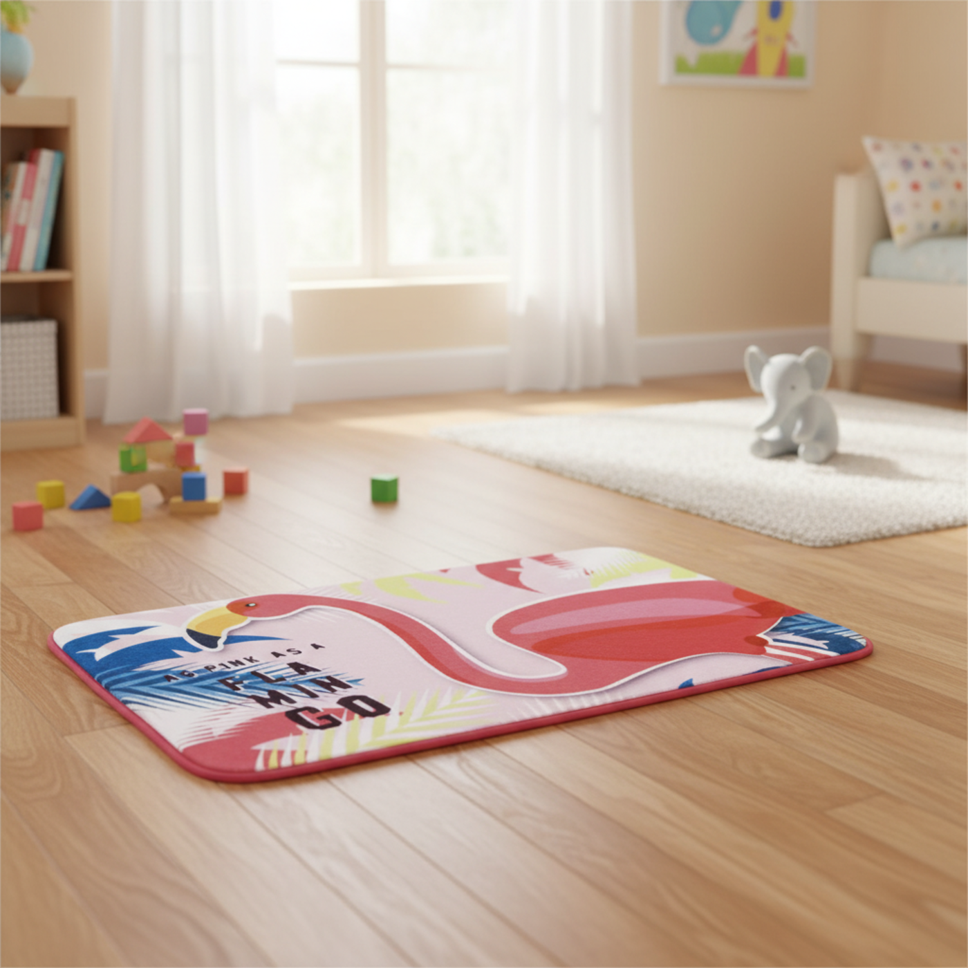 Flamingo Super Soft Room Carpet - 45 x 75 cms by Zaska