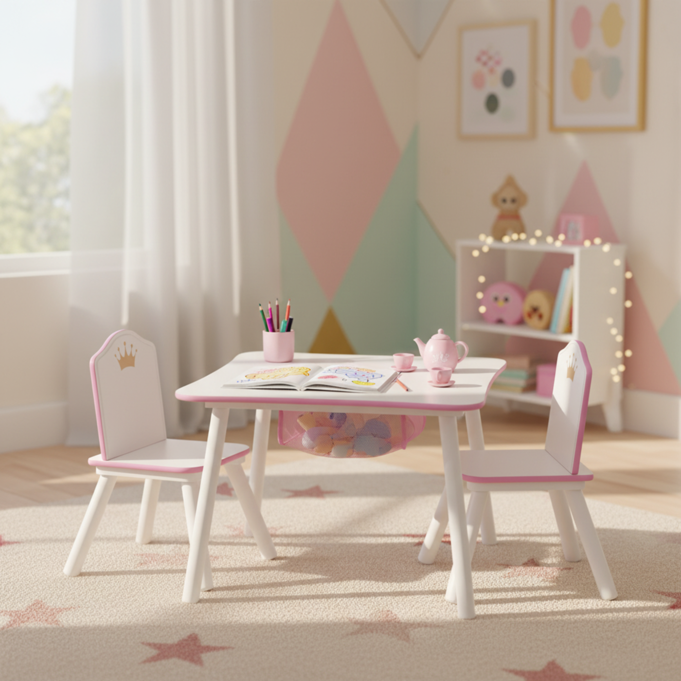 Delta Children Princess Crown Table & 2 Chair Set