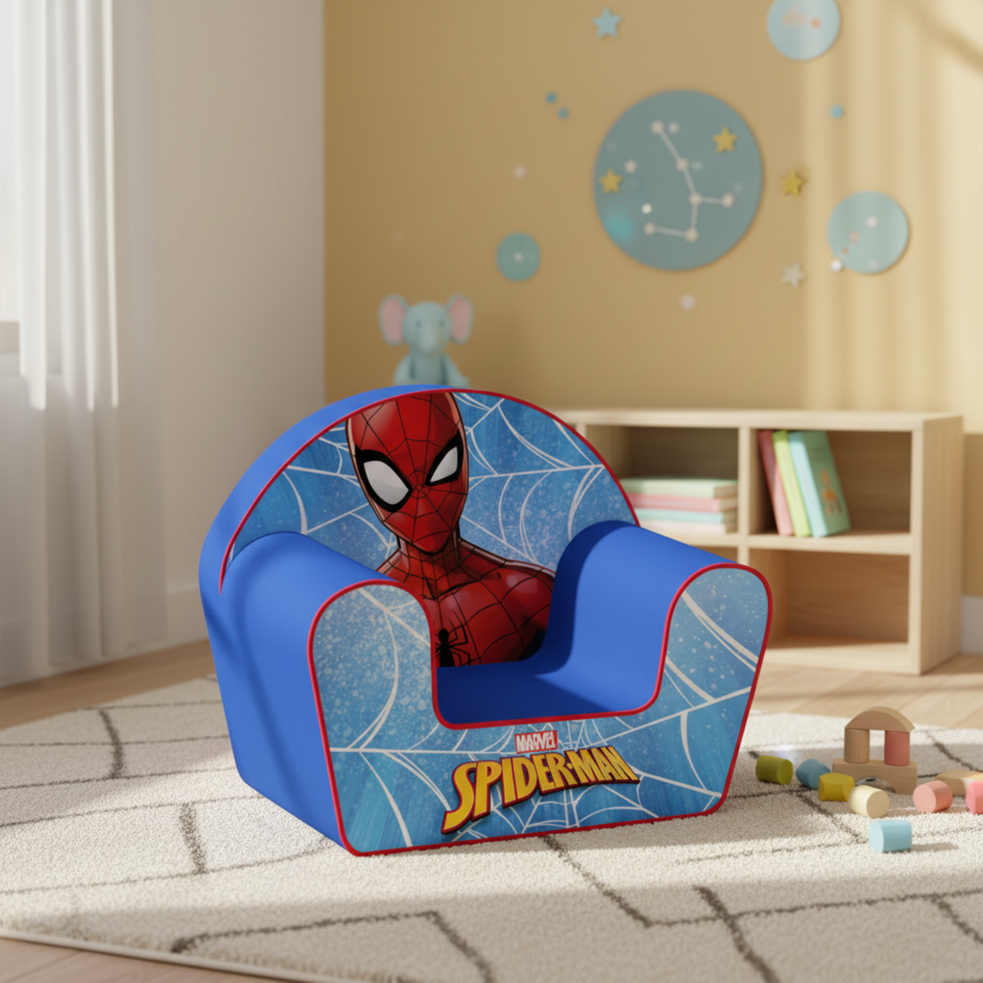 Spiderman Foam Arm Chair With Removable Cover