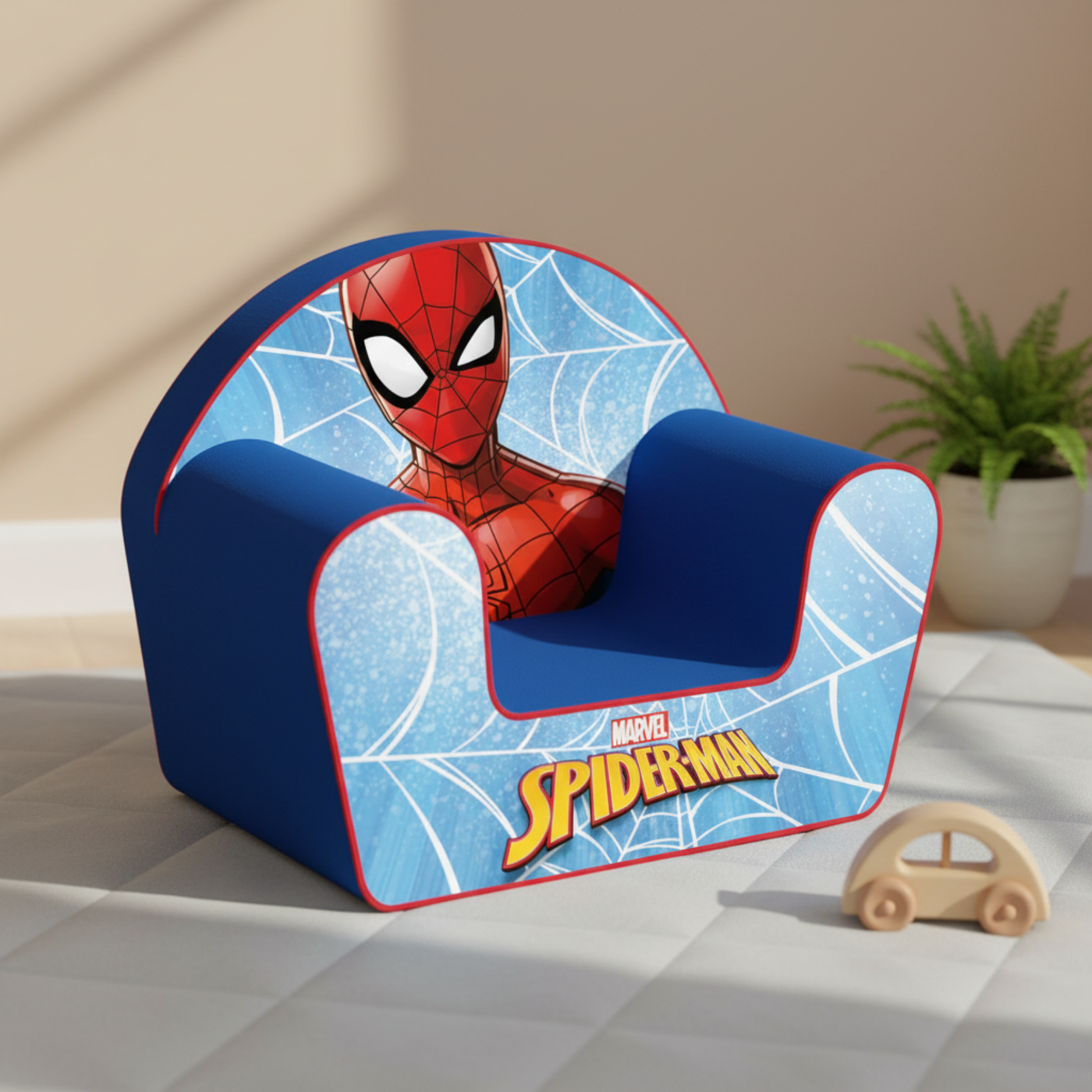 Spiderman Foam Arm Chair With Removable Cover