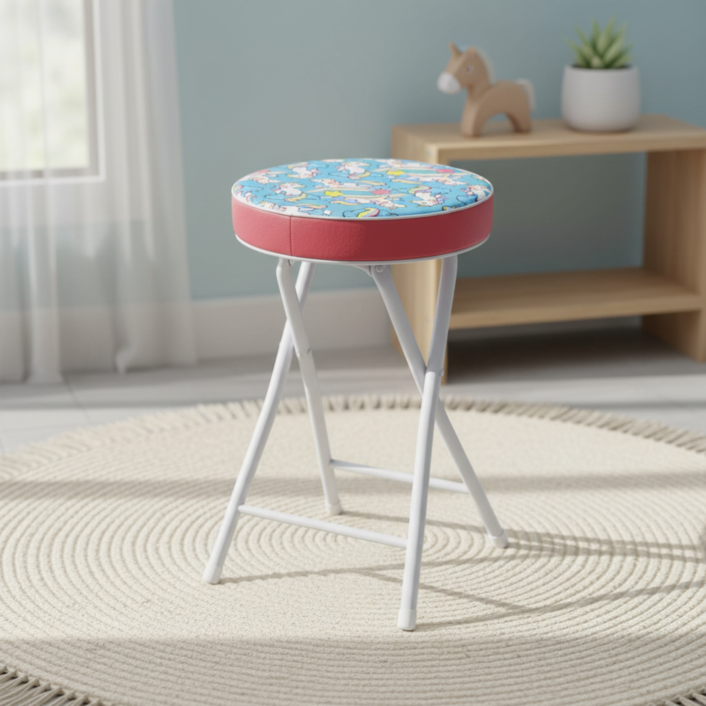 Unicorn Foldable Stool by Zaska