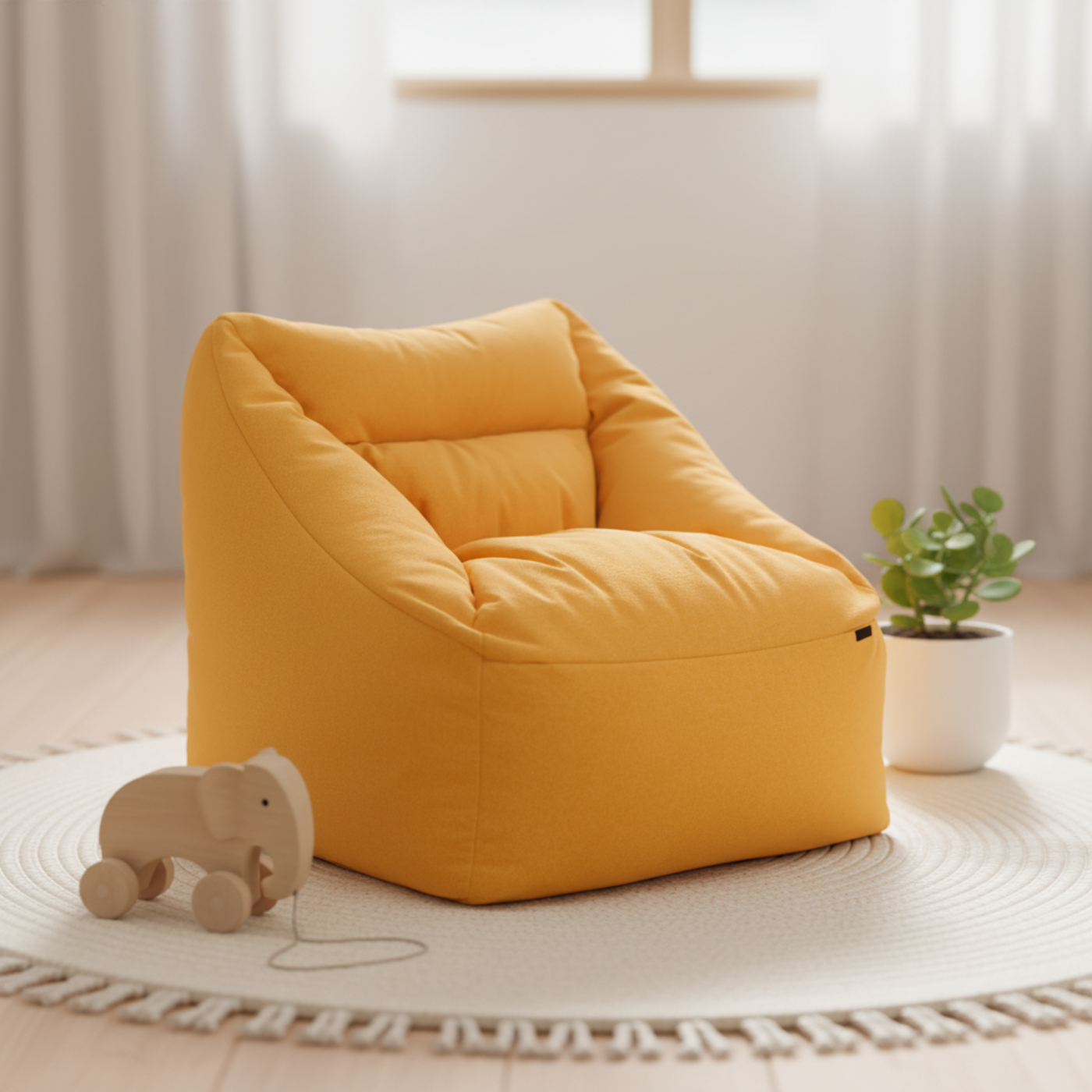 3XL Over Size Linen Snug Sac Box Bean Bag