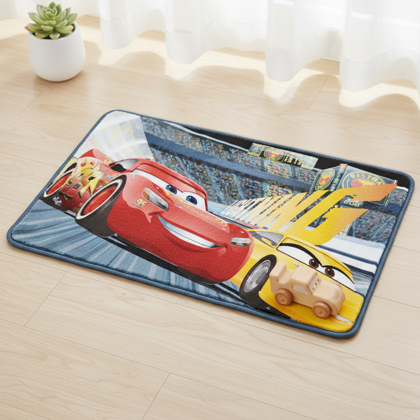 Disney Cars Super Soft Room Carpet - 45 x 75 cms