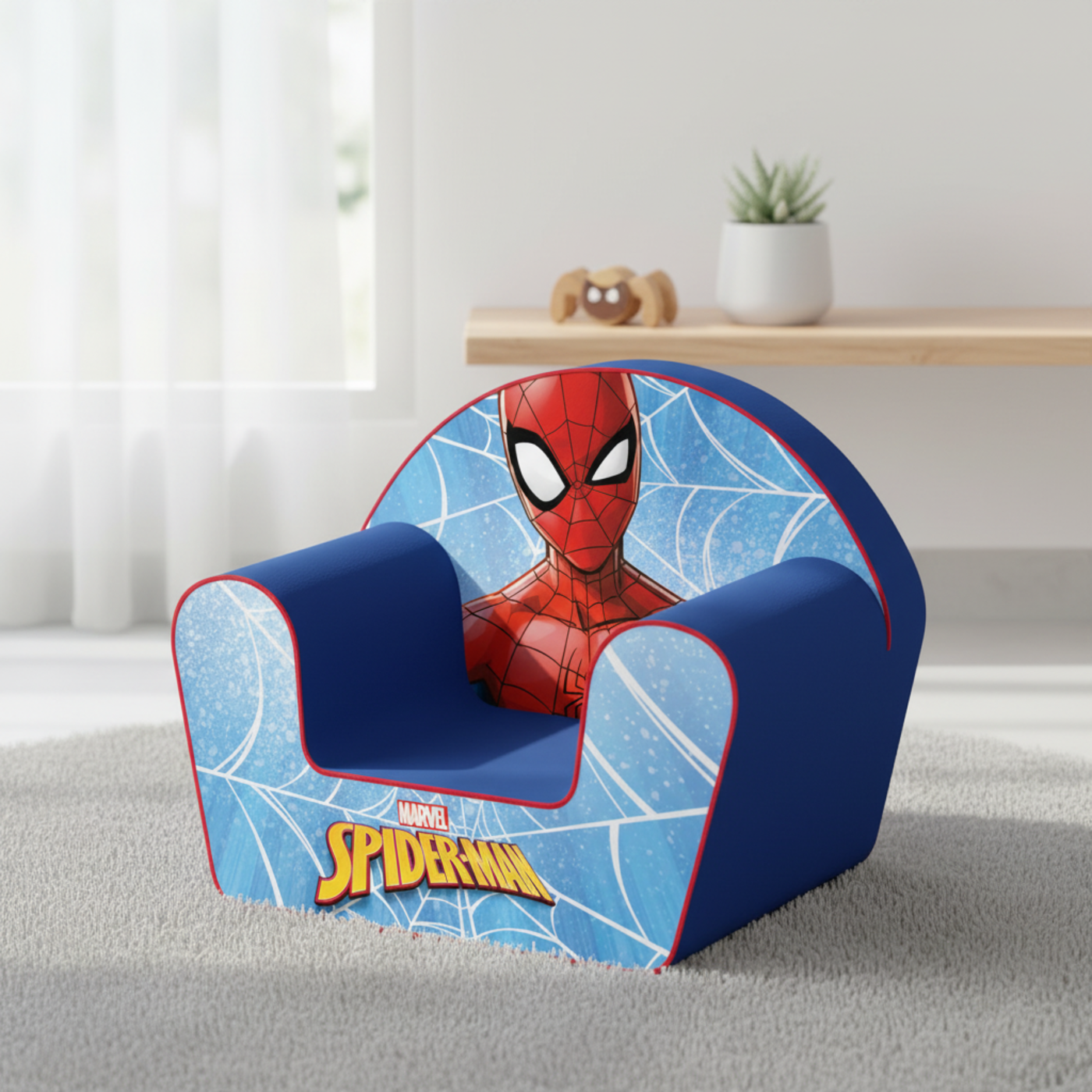 Spiderman Foam Arm Chair With Removable Cover