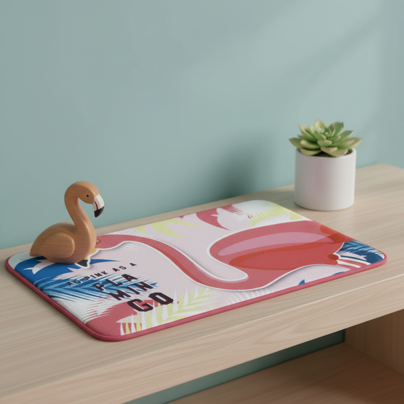 Flamingo Super Soft Room Carpet - 45 x 75 cms by Zaska