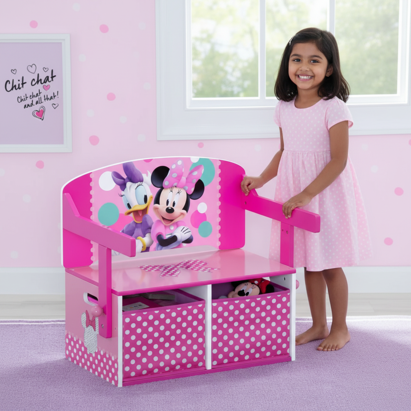 Minnie Mouse 3-in-1 Activity Bench
