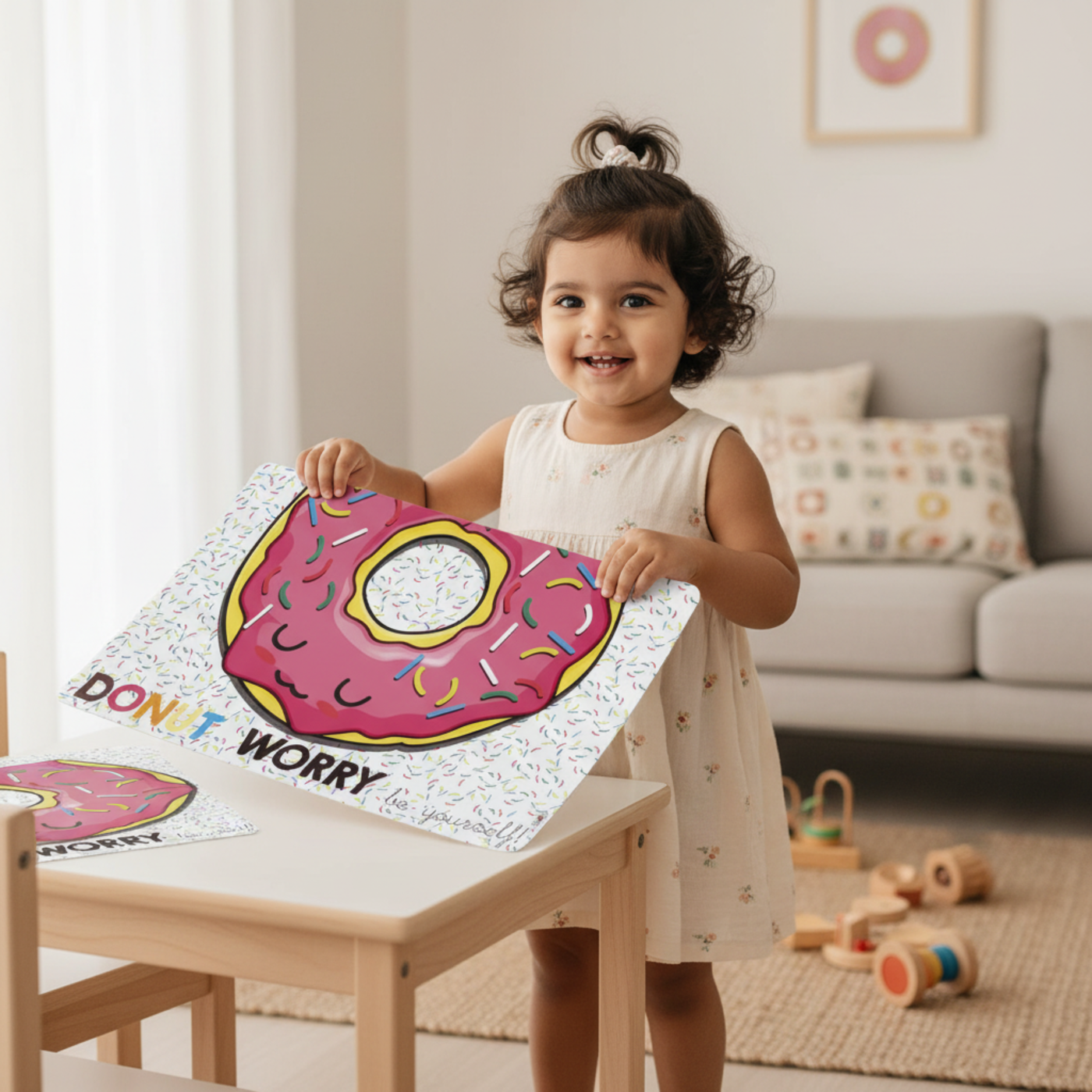 Donuts Table Mat Set Of 4 by Zaska