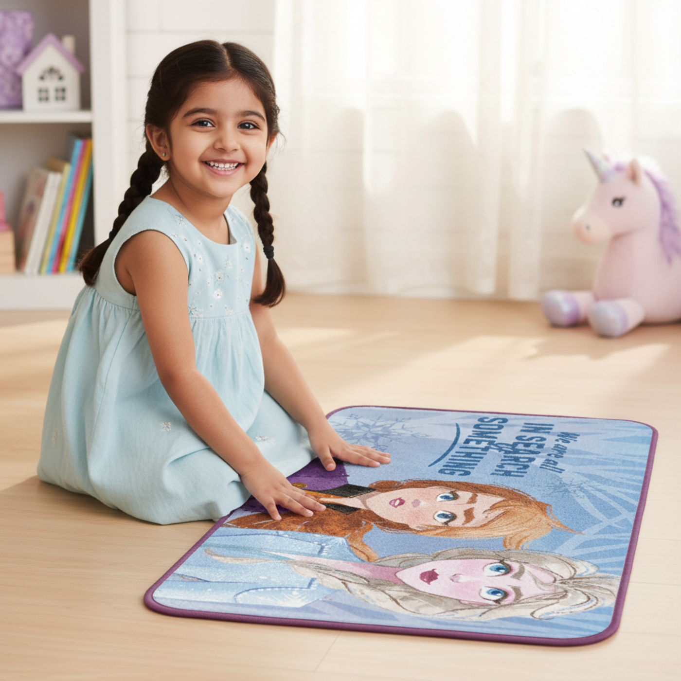 Disney Frozen2 Super Soft Room Carpet - 45 x 75 cms