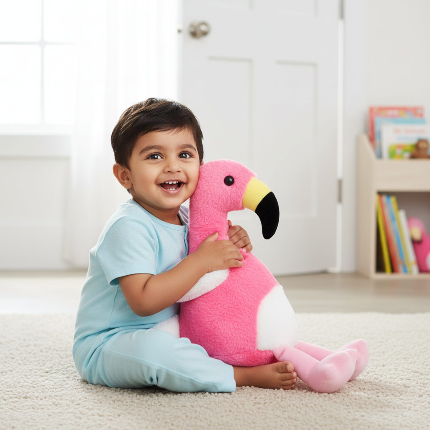 Flamingo Fabric Door Stopper by Zaska