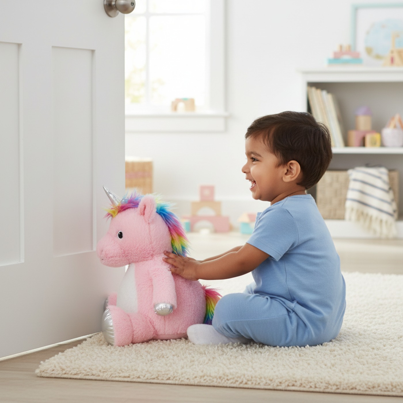 Unicorn Fabric Door Stopper by Zaska