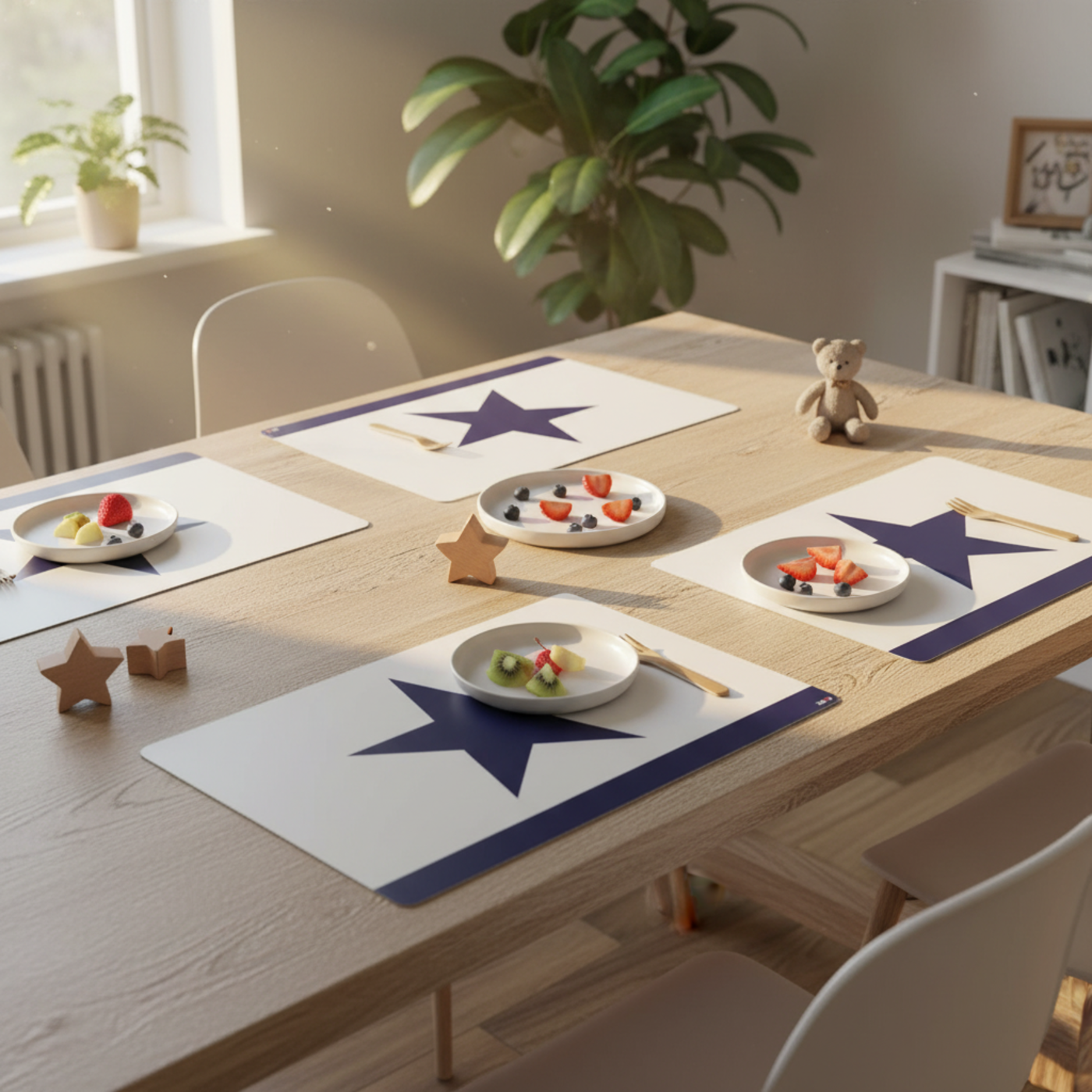 Star Table Mat Set of 4 by Zaska