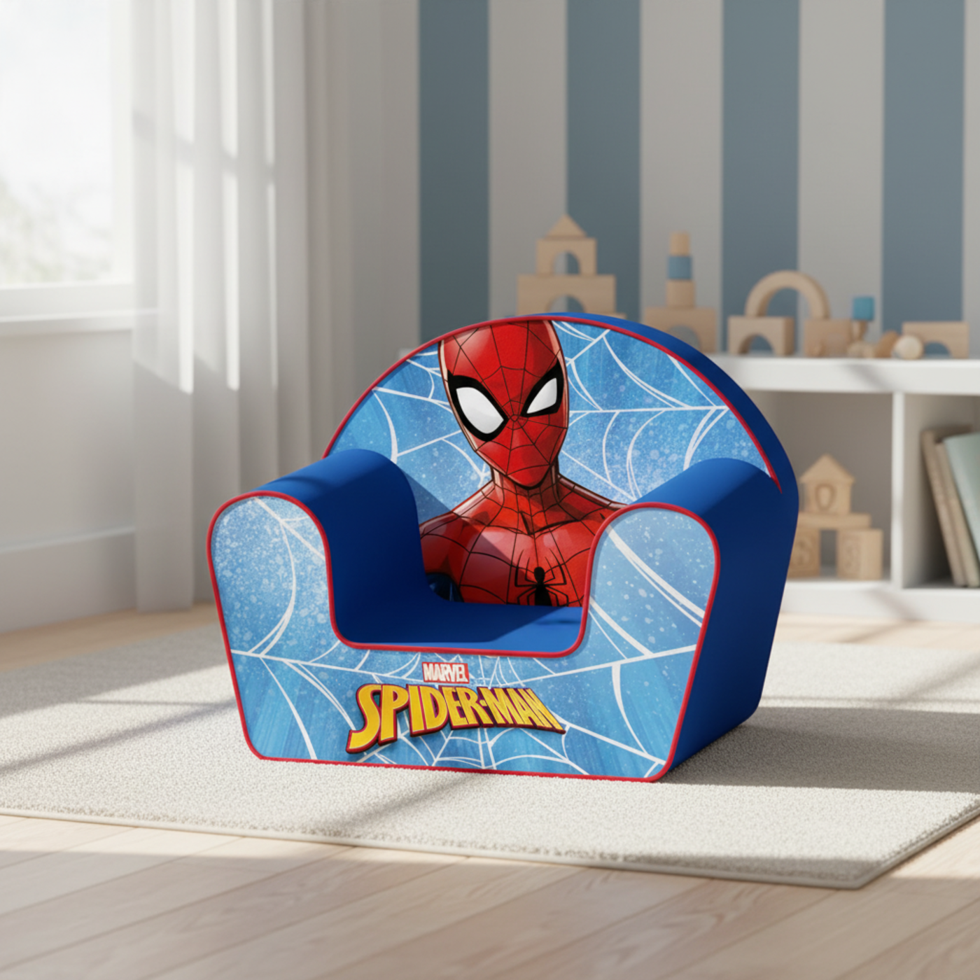 Spiderman Foam Arm Chair With Removable Cover