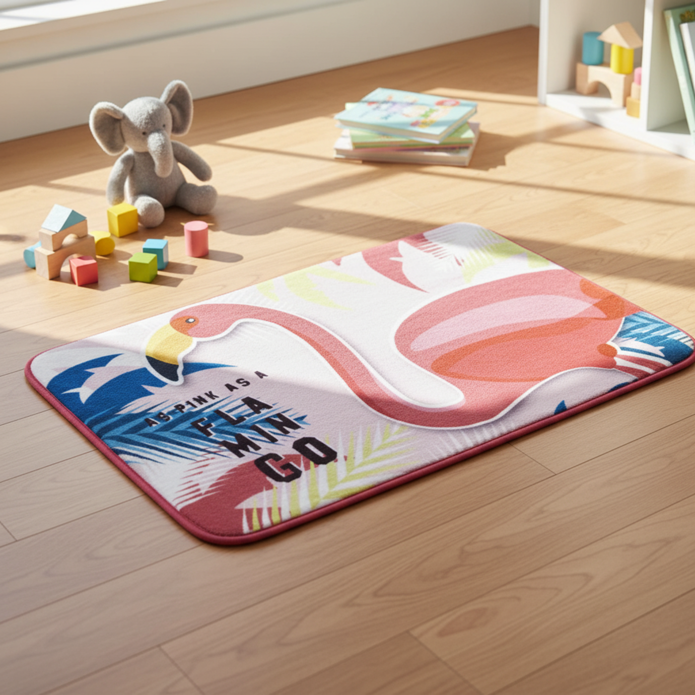 Flamingo Super Soft Room Carpet - 45 x 75 cms by Zaska
