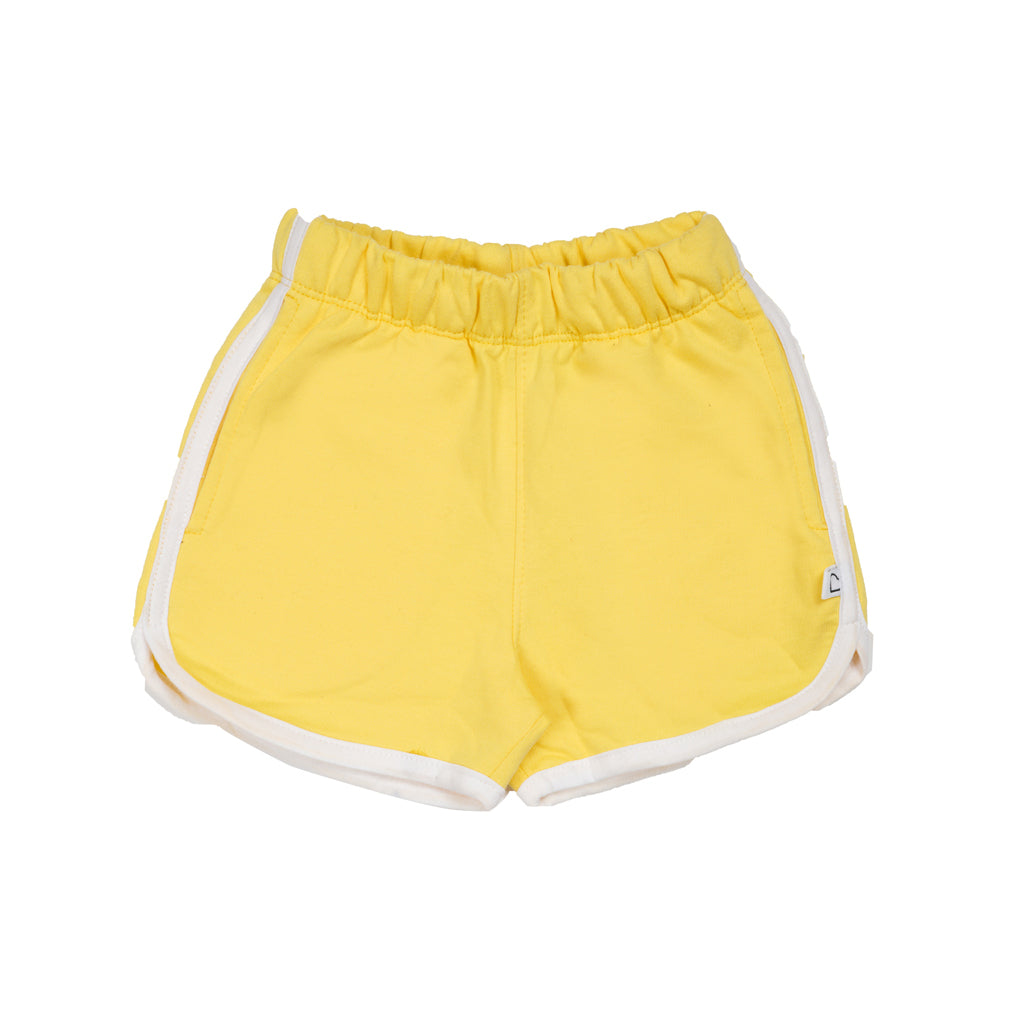 Gingerbread Pure Cotton Solid Shorts For Girls