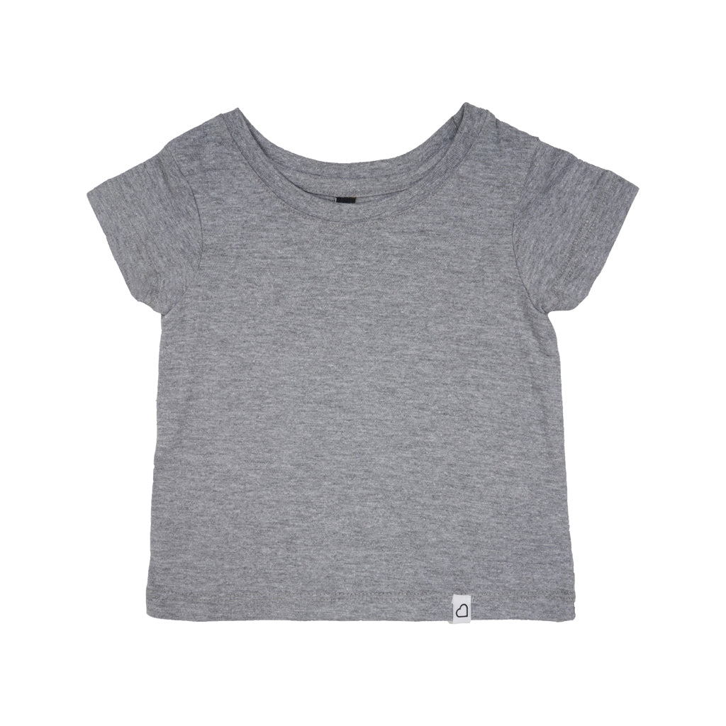 GingerBread Pure Cotton, Half Sleeve, Round Neck & Solid Tshirt For Girls