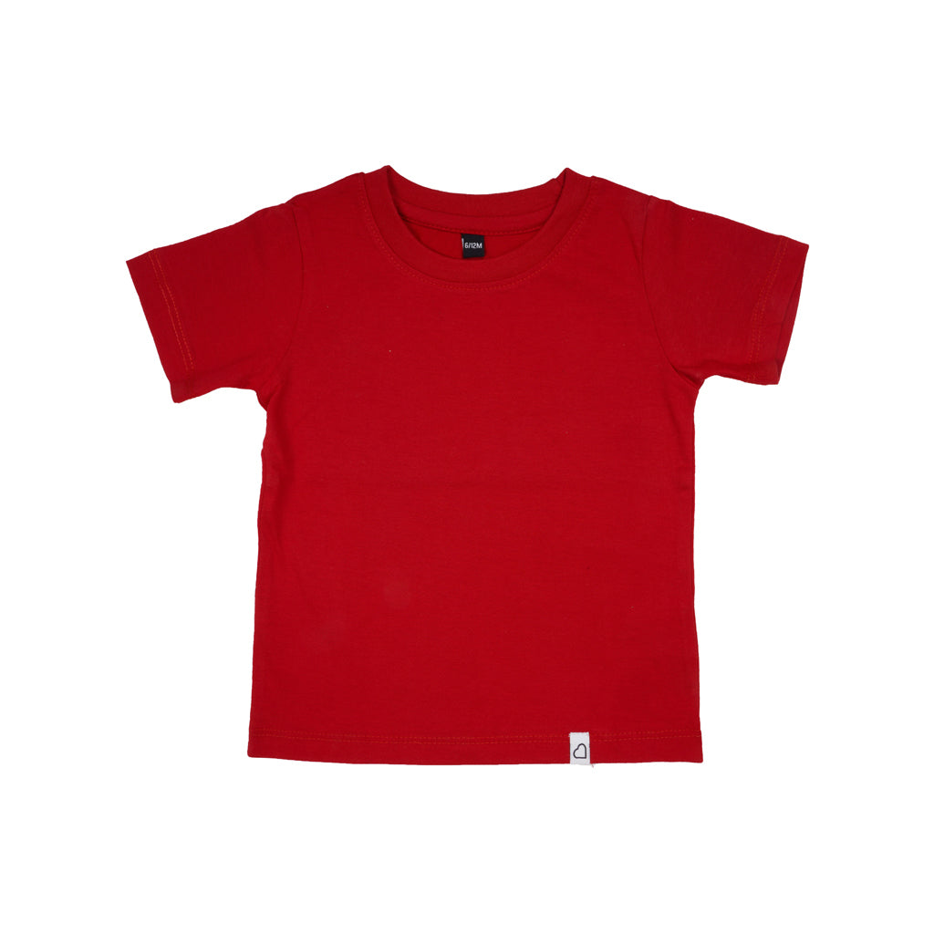 Gingerbread Pure Cotton, Half Sleeve, Round Neck & Solid Tshirt For Boys