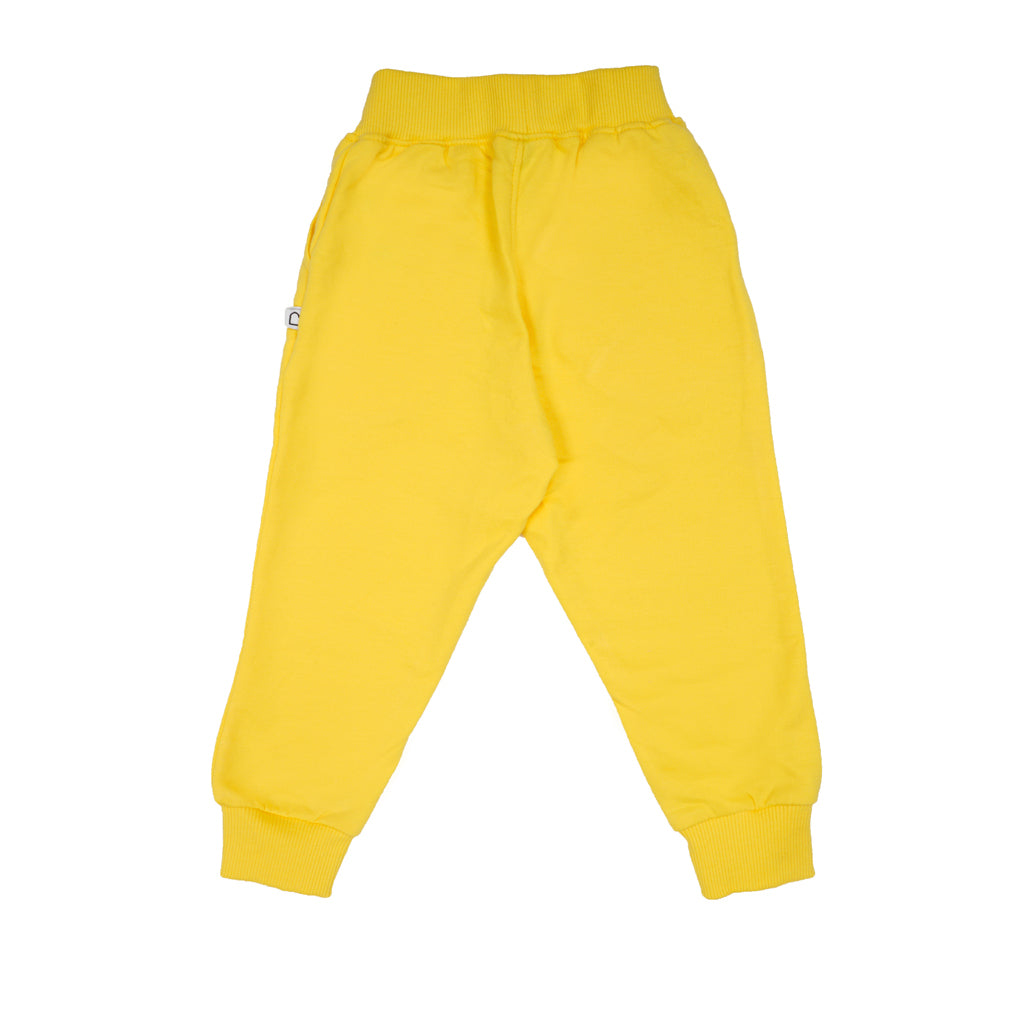 Gingerbread Pure Cotton Solid Jogger Track Pants For Boys