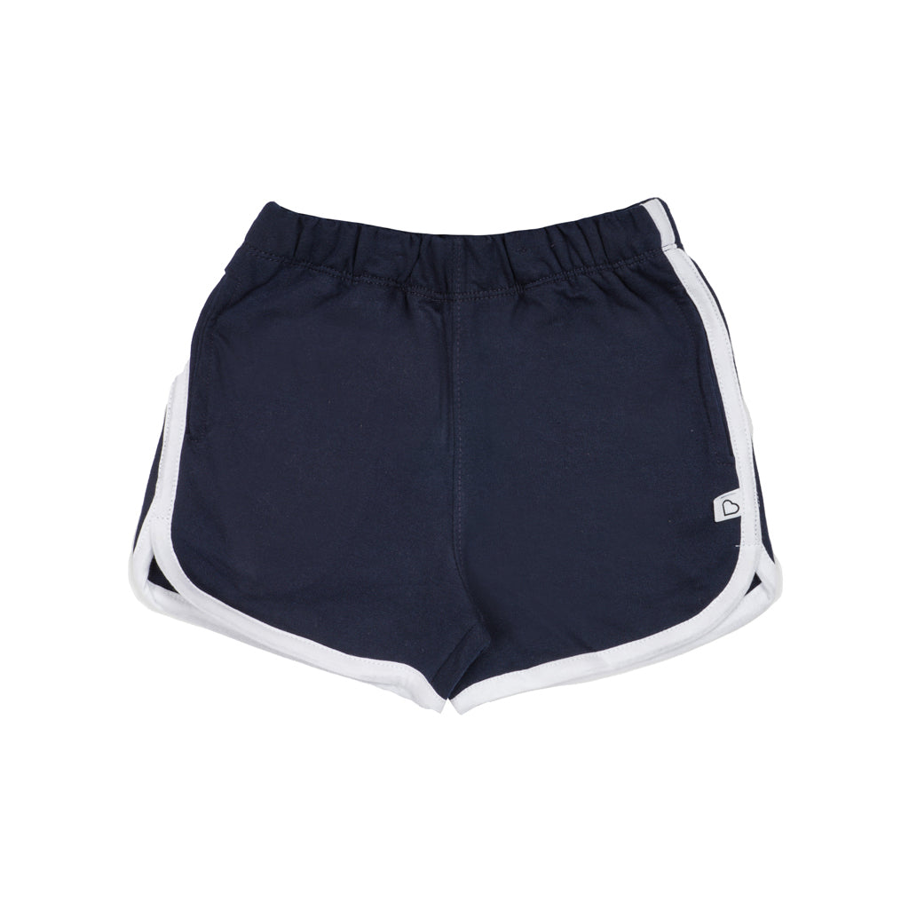 Gingerbread Pure Cotton Solid Shorts For Girls