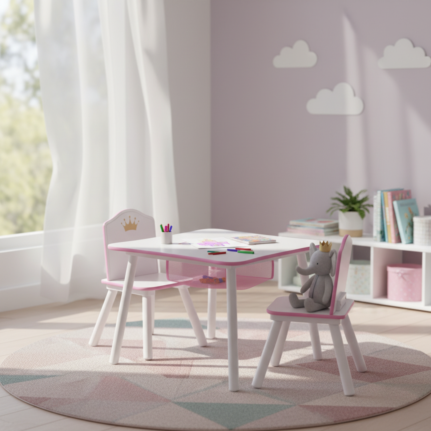 Delta Children Princess Crown Table & 2 Chair Set