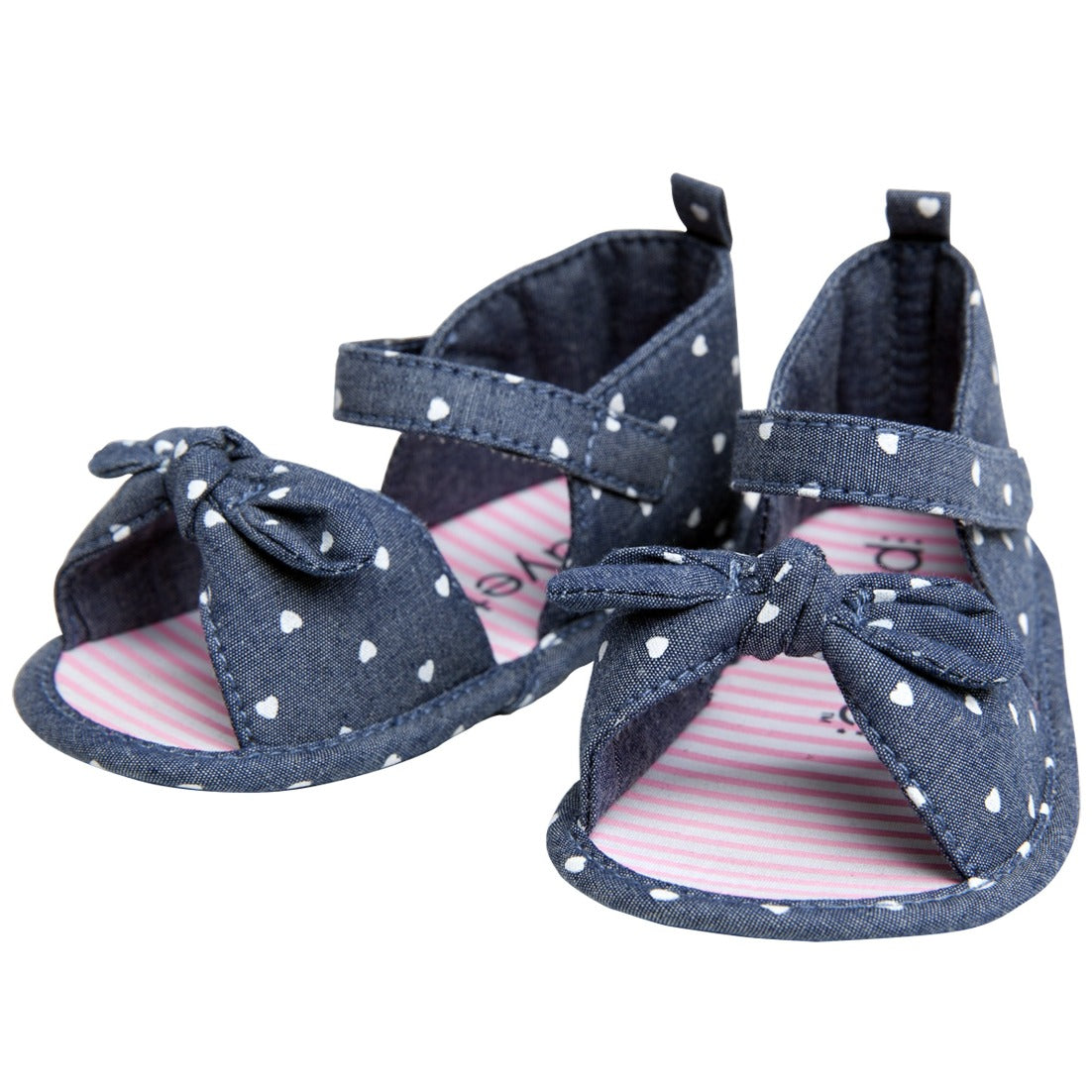 Playette Girls Denim Bow Sandal