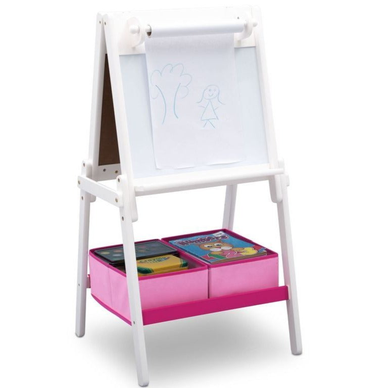Delta Children Mysize Double Sided Activity Easel With Paper Roll