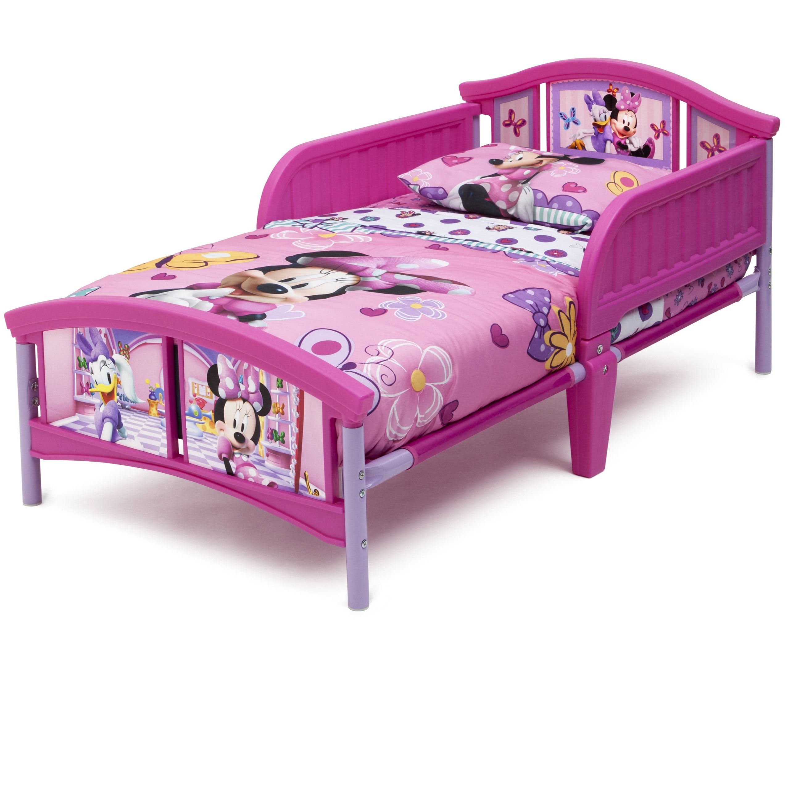 Minnie Mouse Plastic And Metal Toddler Bed