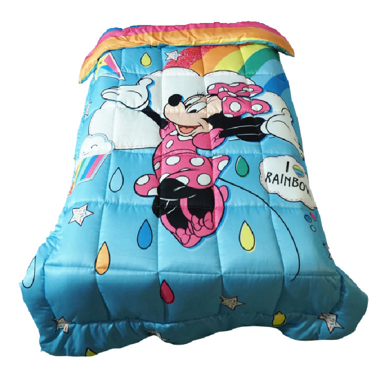 Minnie Mouse Rainbows Comforter