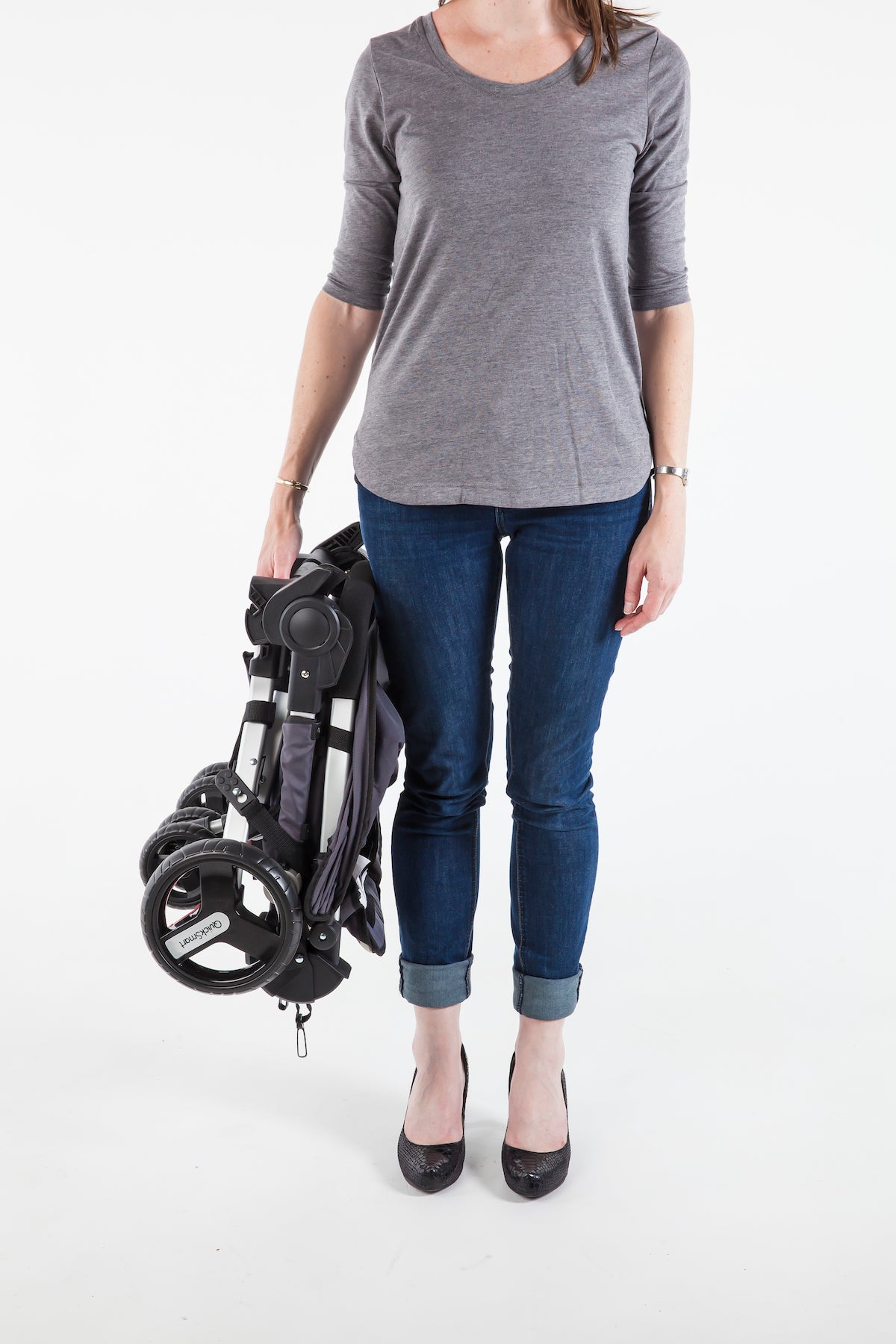 Playette Easy Fold Stroller / Pram - Red