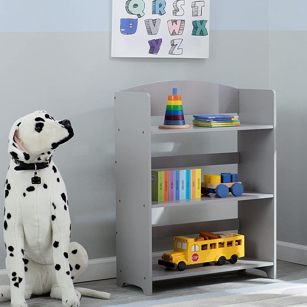 Children Wide Bookshelf - Grey