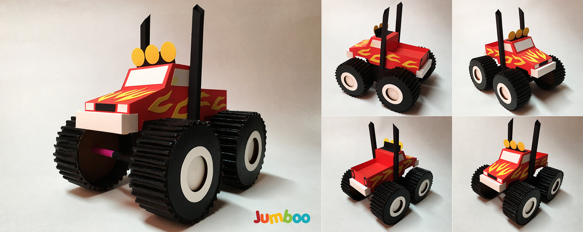 Dumper Truck DIY Paper Art & Craft Kit - Jumboo Toys