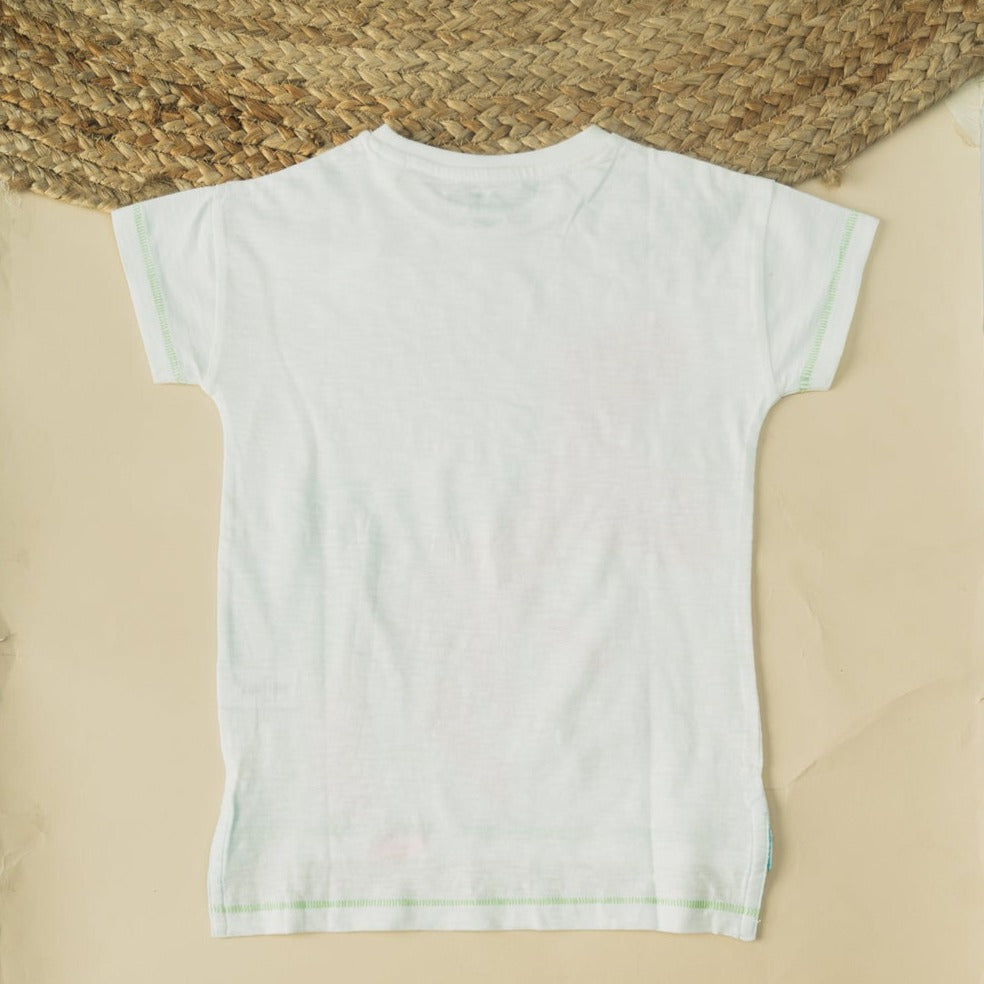 Baby Girls Printed Short Sleeve T-Shirt