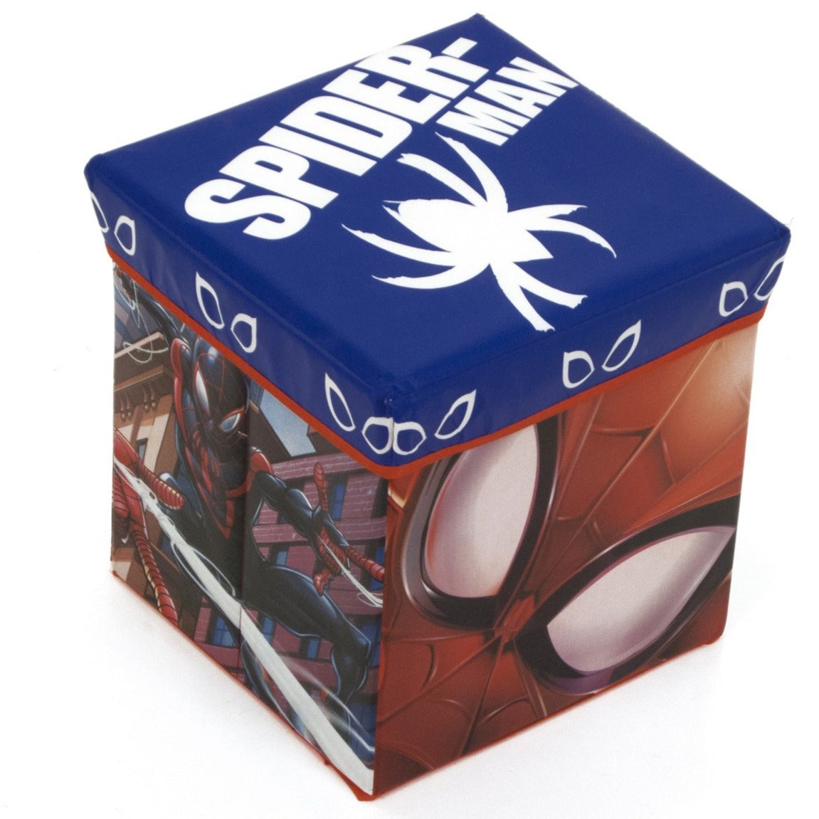 Spiderman Fabric Storage Bin With Stool