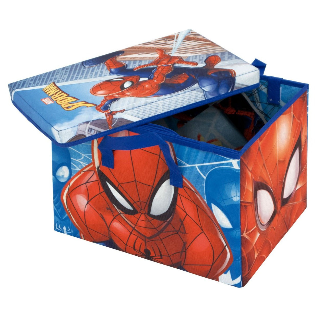 Spiderman Fabric Storage Box With Playmat