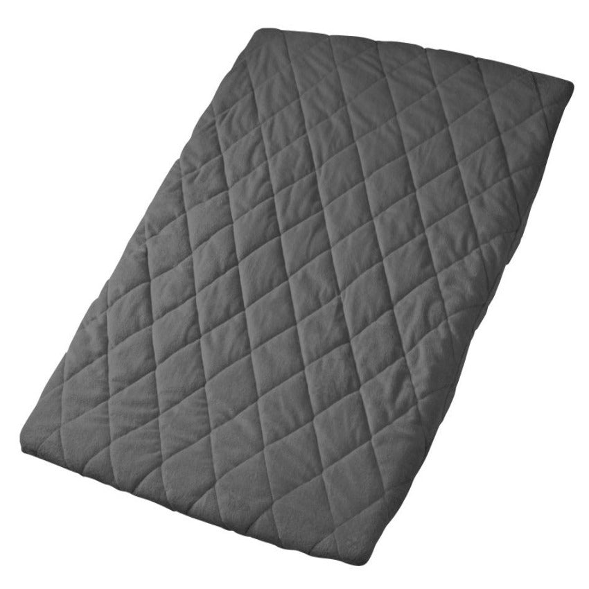 Playette Quilted Travel Cot Fitted Sheet - Charcoal