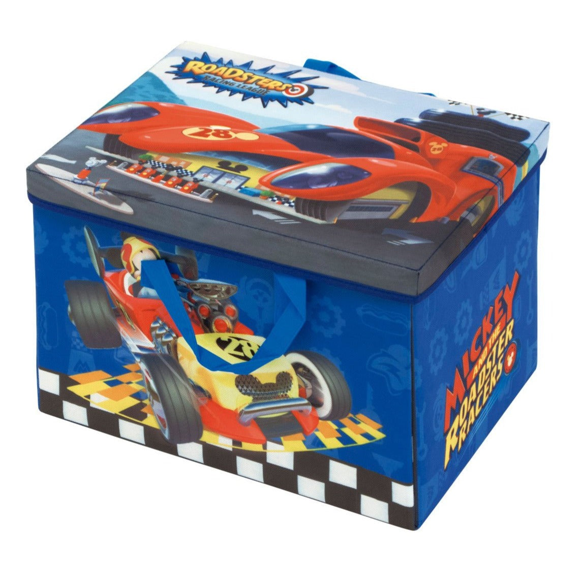 Mickey Mouse Roadster Racers Fabric Storage Box With Playmat