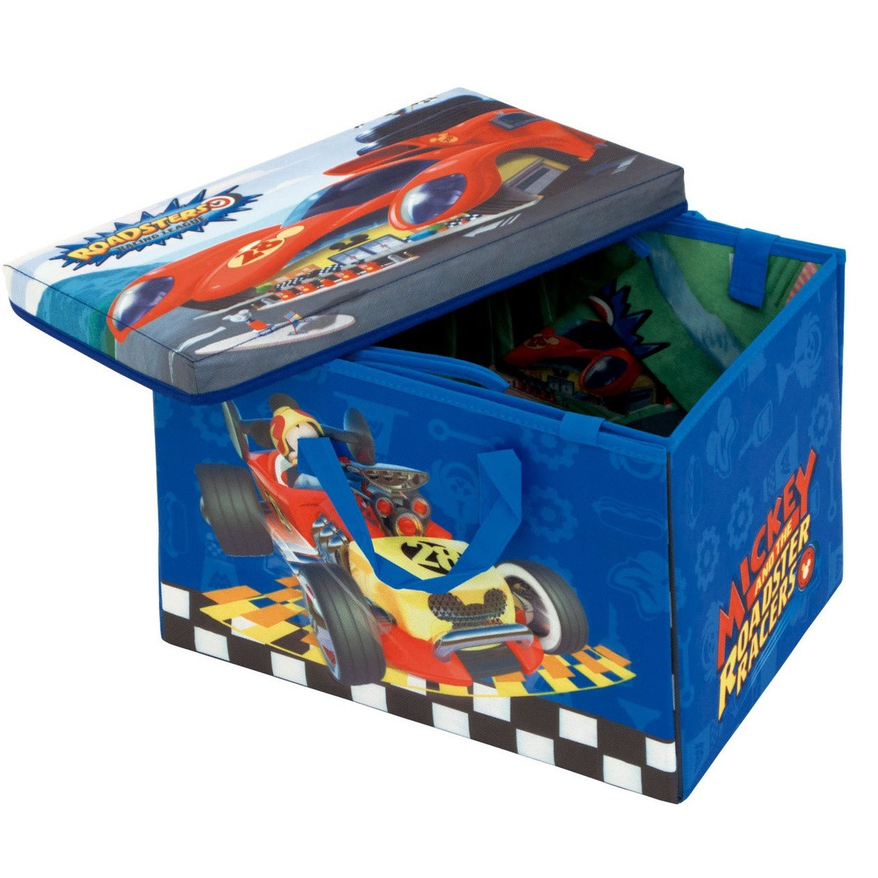 Mickey Mouse Roadster Racers Fabric Storage Box With Playmat