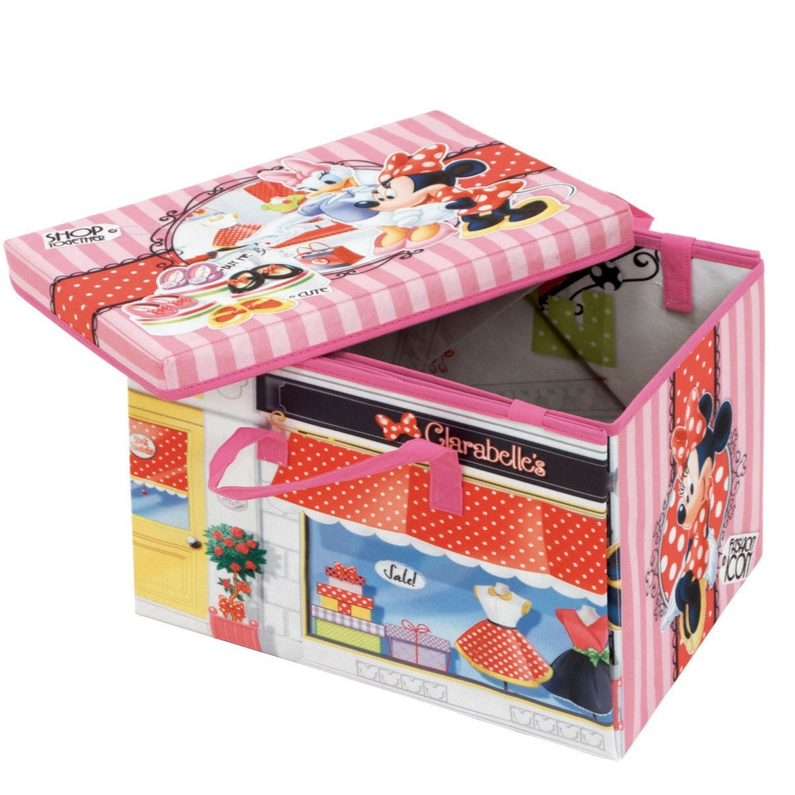 Minnie Mouse Fabric Storage Box With Playmat