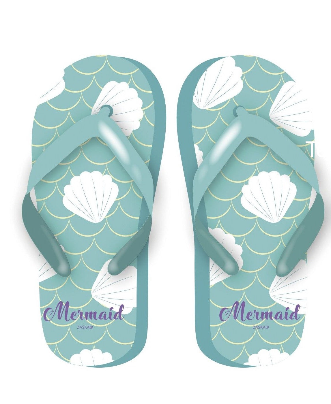 Mermaid Flip flops by Zaska